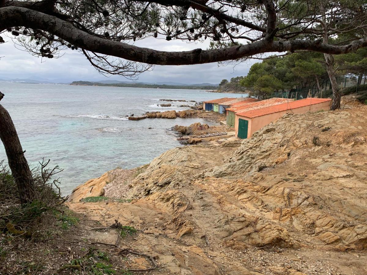 Apartamento T2 climatisé à l'Ile d'Or avec piscine près de la plage La Londe-les-Maures Exterior foto